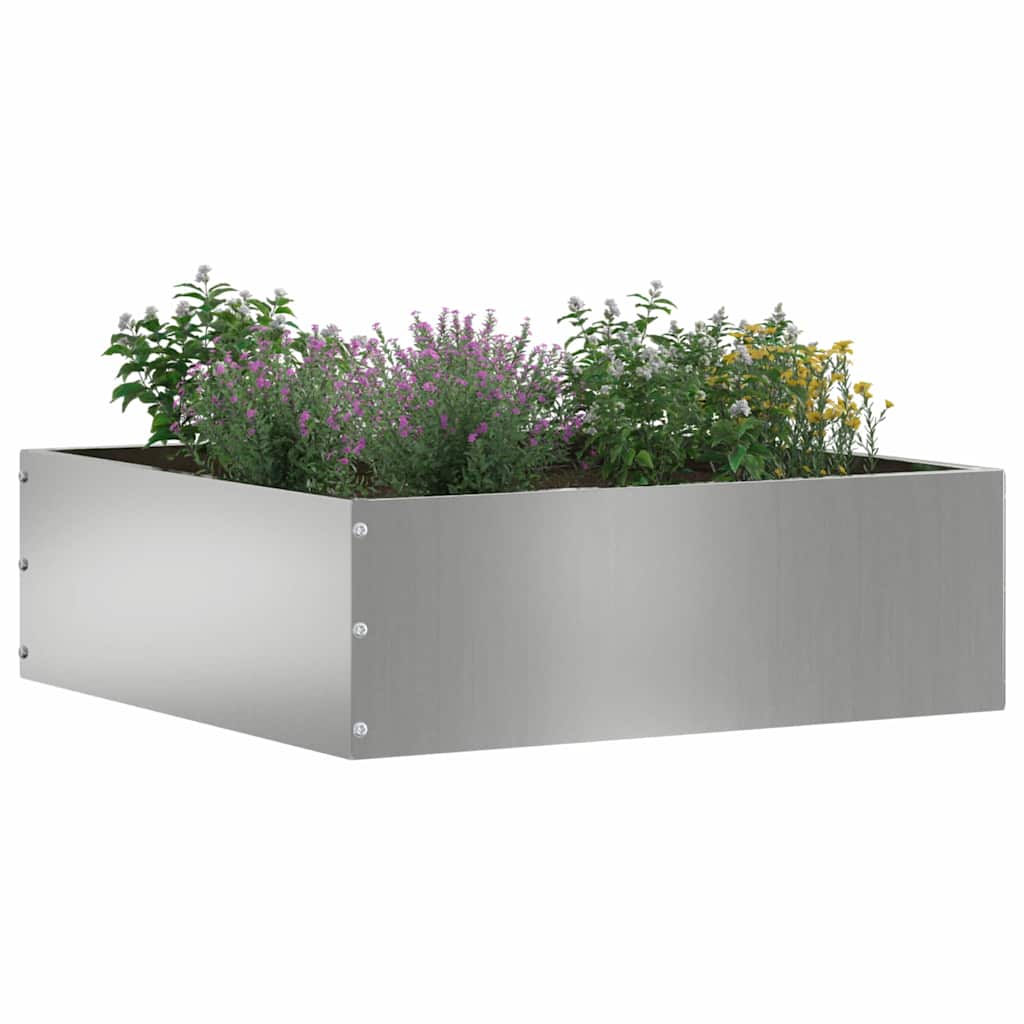 Ograda oko Travnjaka 6 pcs Srebrno 40 x 40 x 13 cm