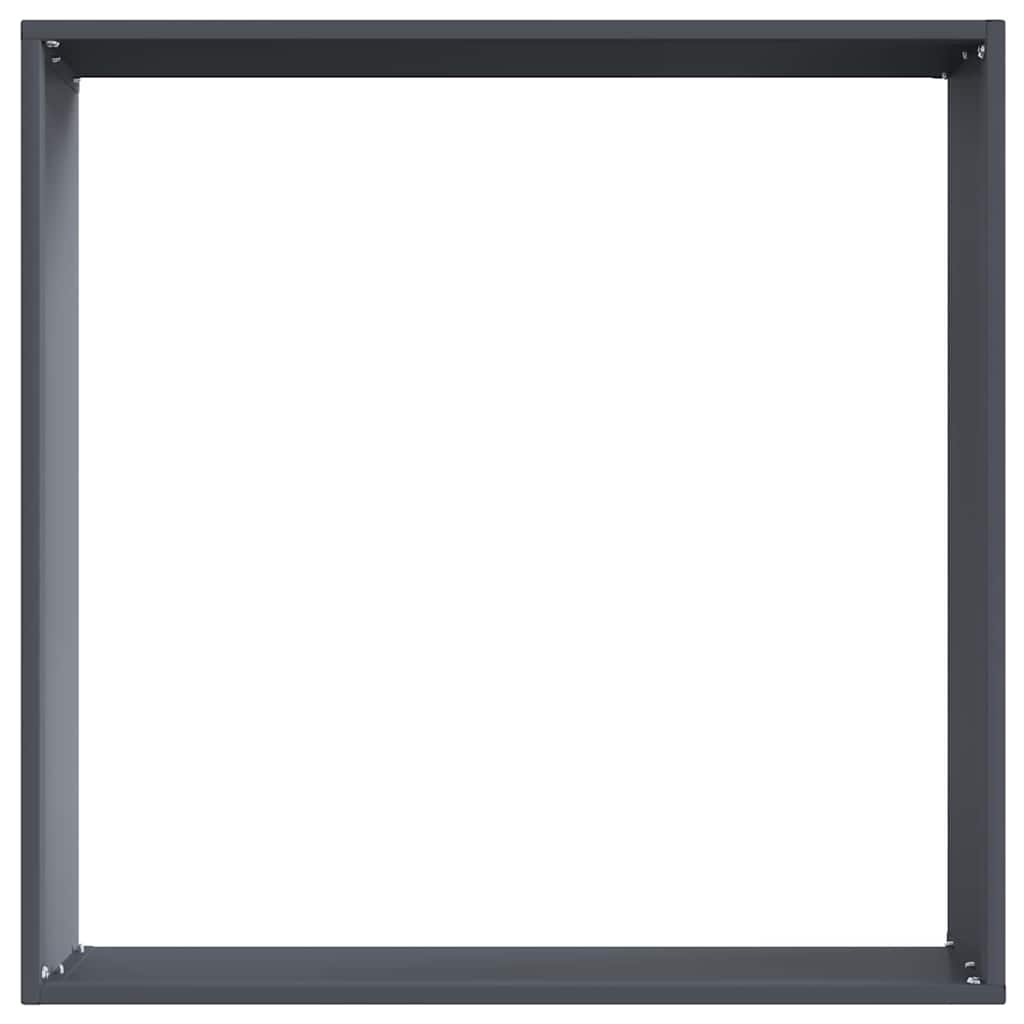 Ograda oko Travnjaka 6 pcs Antracit 50 x 50 x 13 cm Čelik
