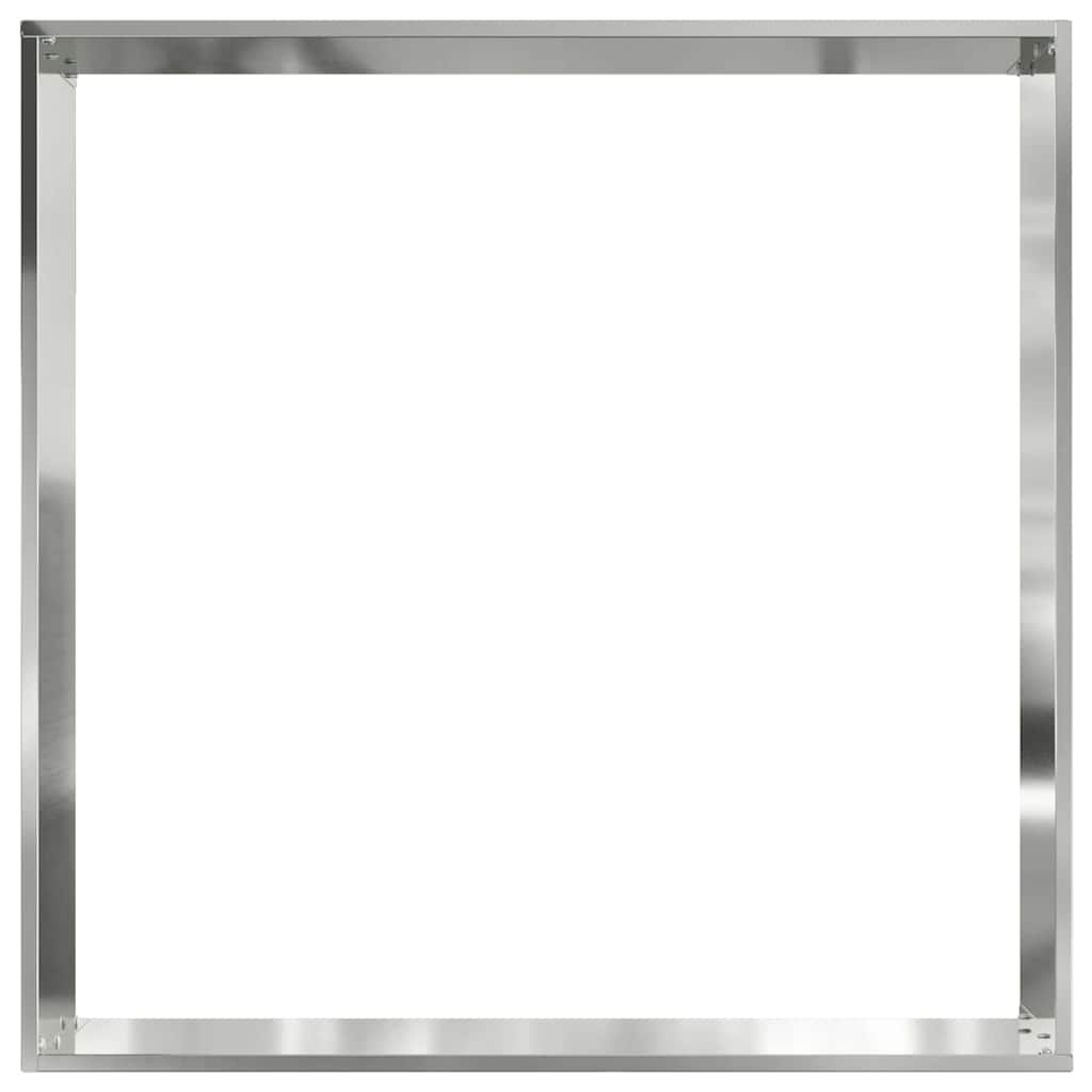 Ograda oko Travnjaka 6 pcs Srebrno 60 x 60 x 13 cm