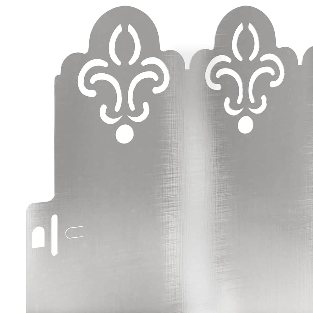 Rubnjaci za travnjak 30 pcs Srebrno 103 x 0,05 x 22 cm