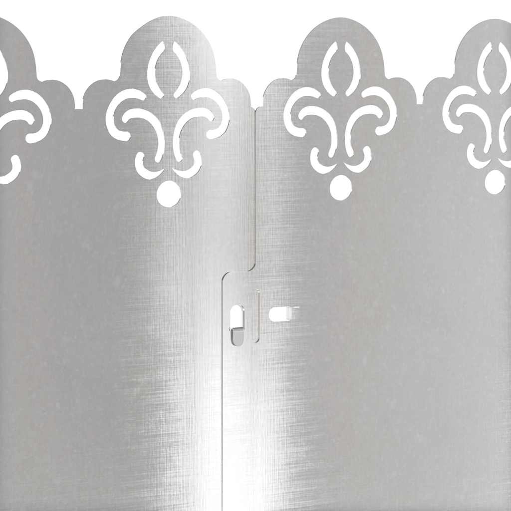 Rubnjaci za travnjak 30 pcs Srebrno 103 x 0,05 x 22 cm