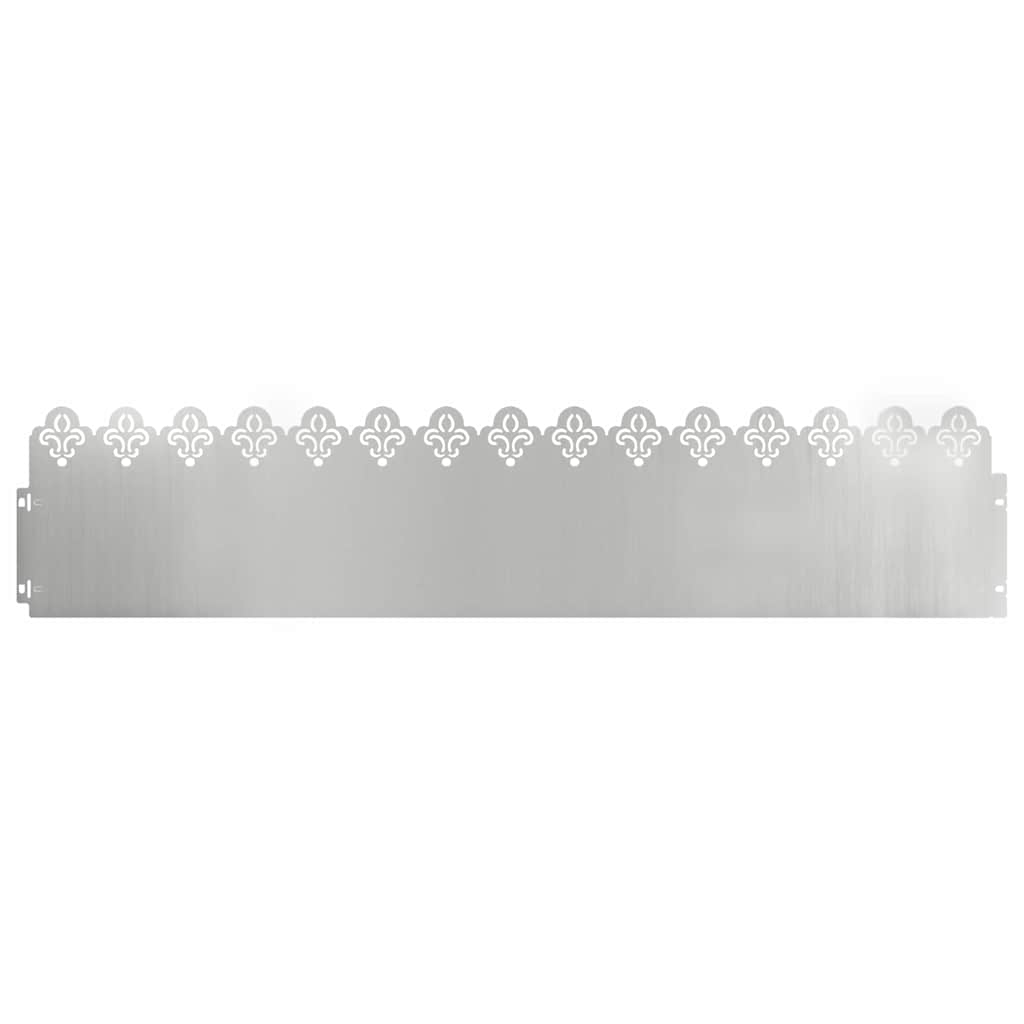 Rubnjaci za travnjak 20 pcs Srebrno 103 x 0,05 x 22 cm