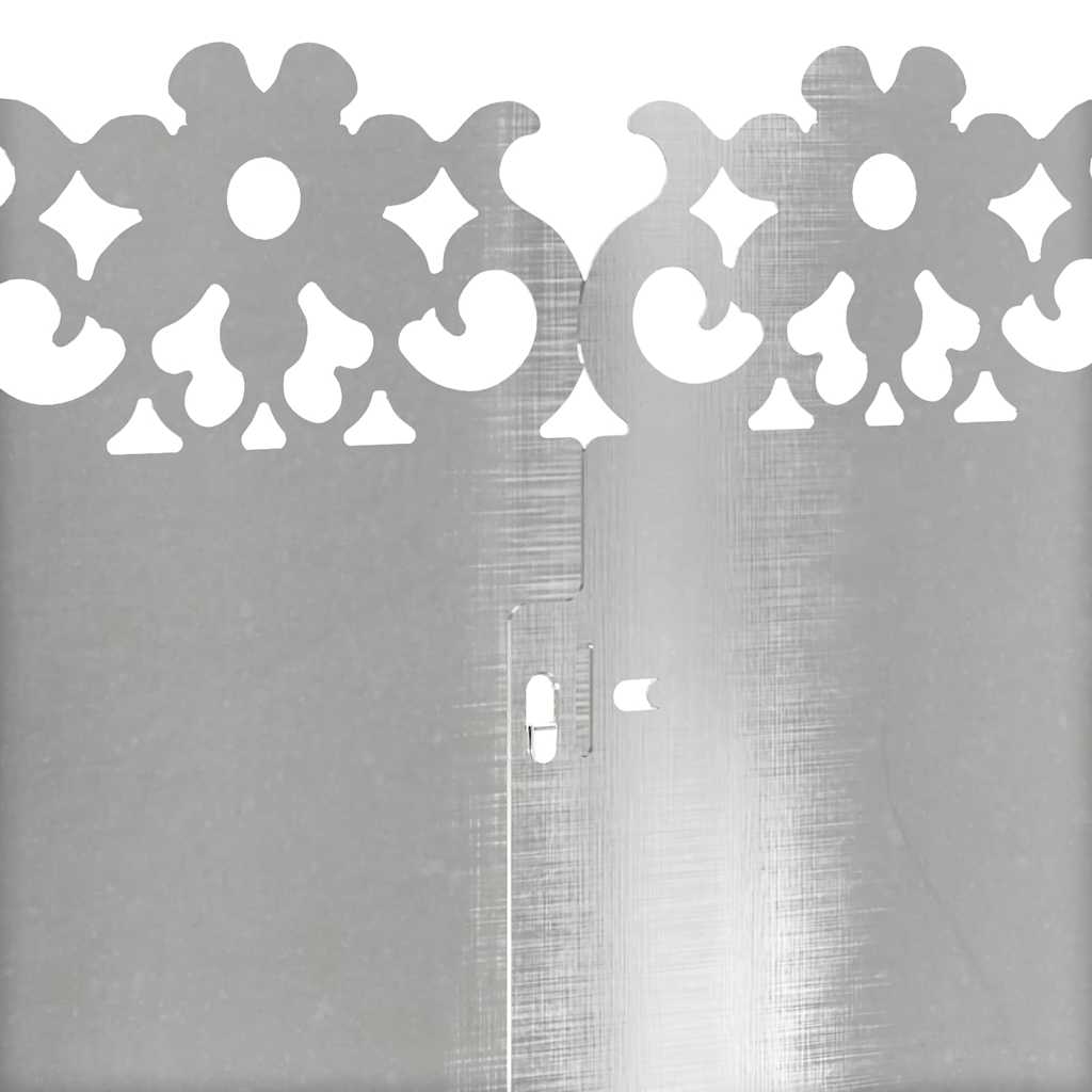 Rubnjaci za travnjak 10 pcs Srebrno 103 x 0,05 x 22 cm