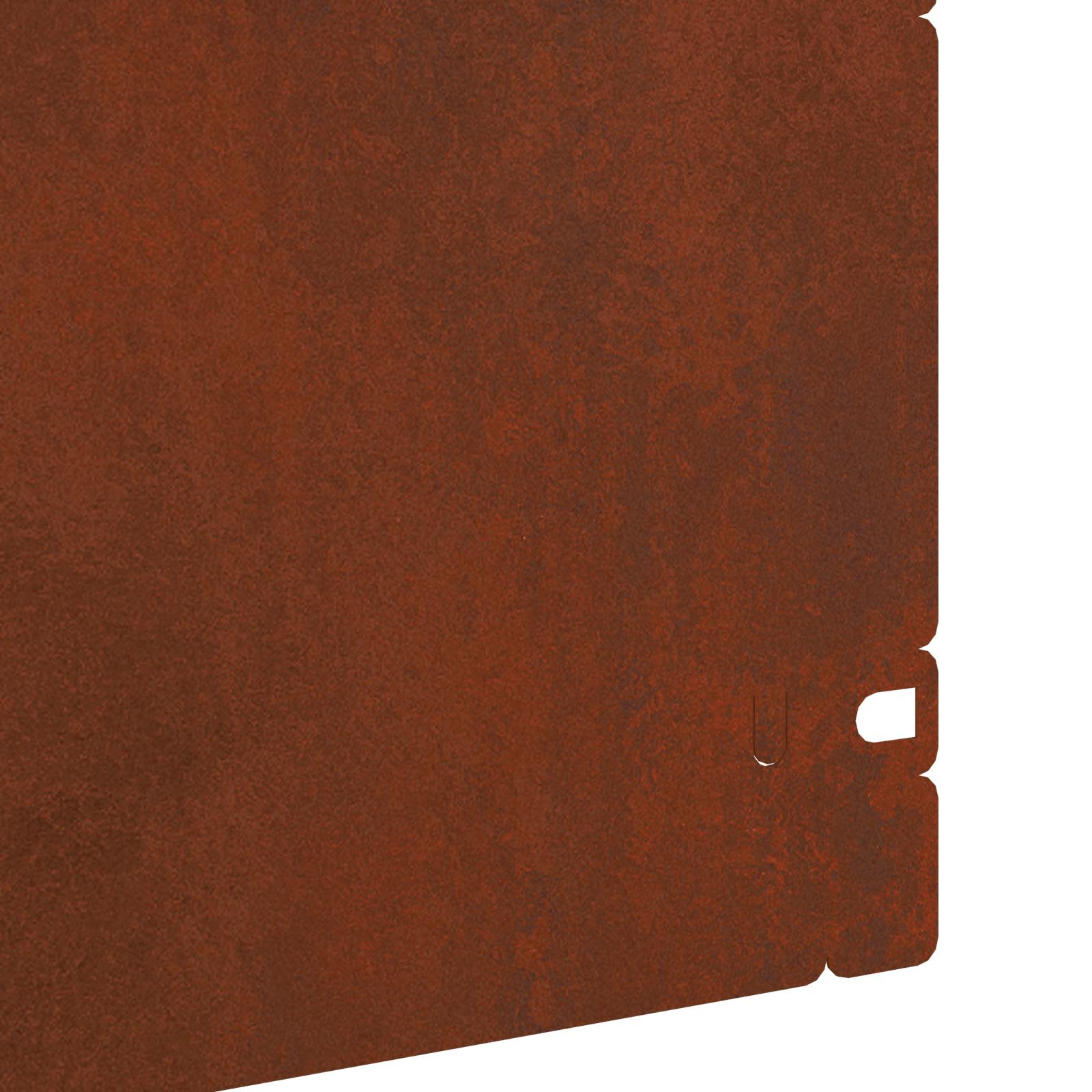 Rubnjaci za travnjak 10 pcs Rđa 103 x 0,05 x 22 cm