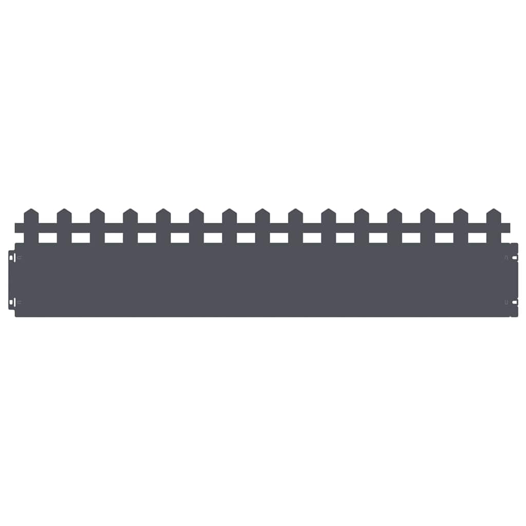 Rubnjaci za travnjak 20 pcs Antracit 103 x 0,05 x 22 cm Čelik
