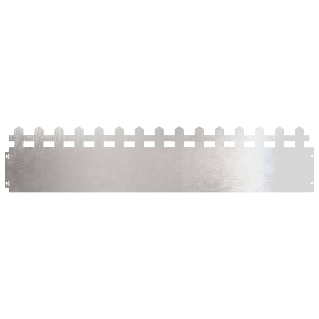Rubnjaci za travnjak 20 pcs Srebrno 103 x 0,05 x 22 cm