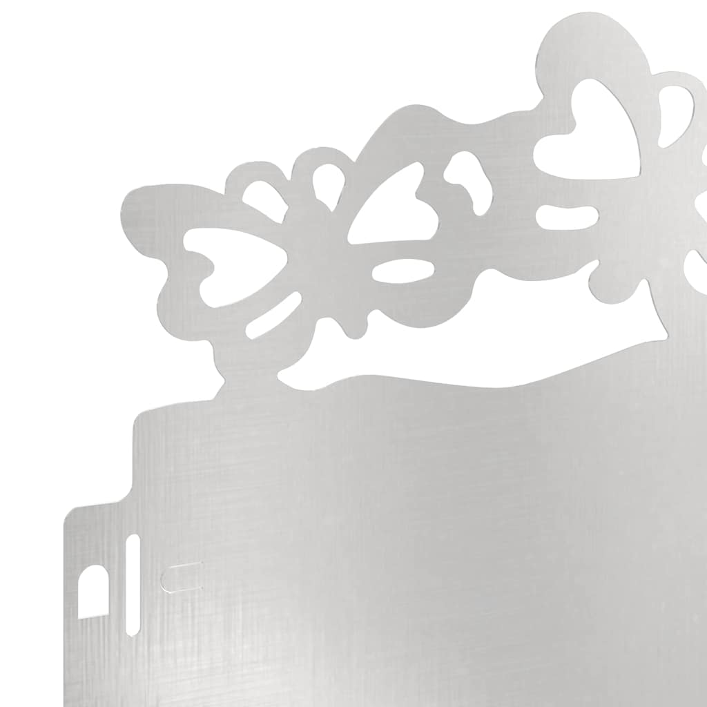 Rubnjaci za travnjak 20 pcs Srebrno 103 x 0,05 x 22 cm
