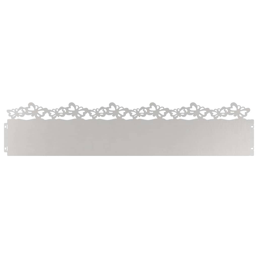 Rubnjaci za travnjak 30 pcs Srebrno 103 x 0,05 x 22 cm