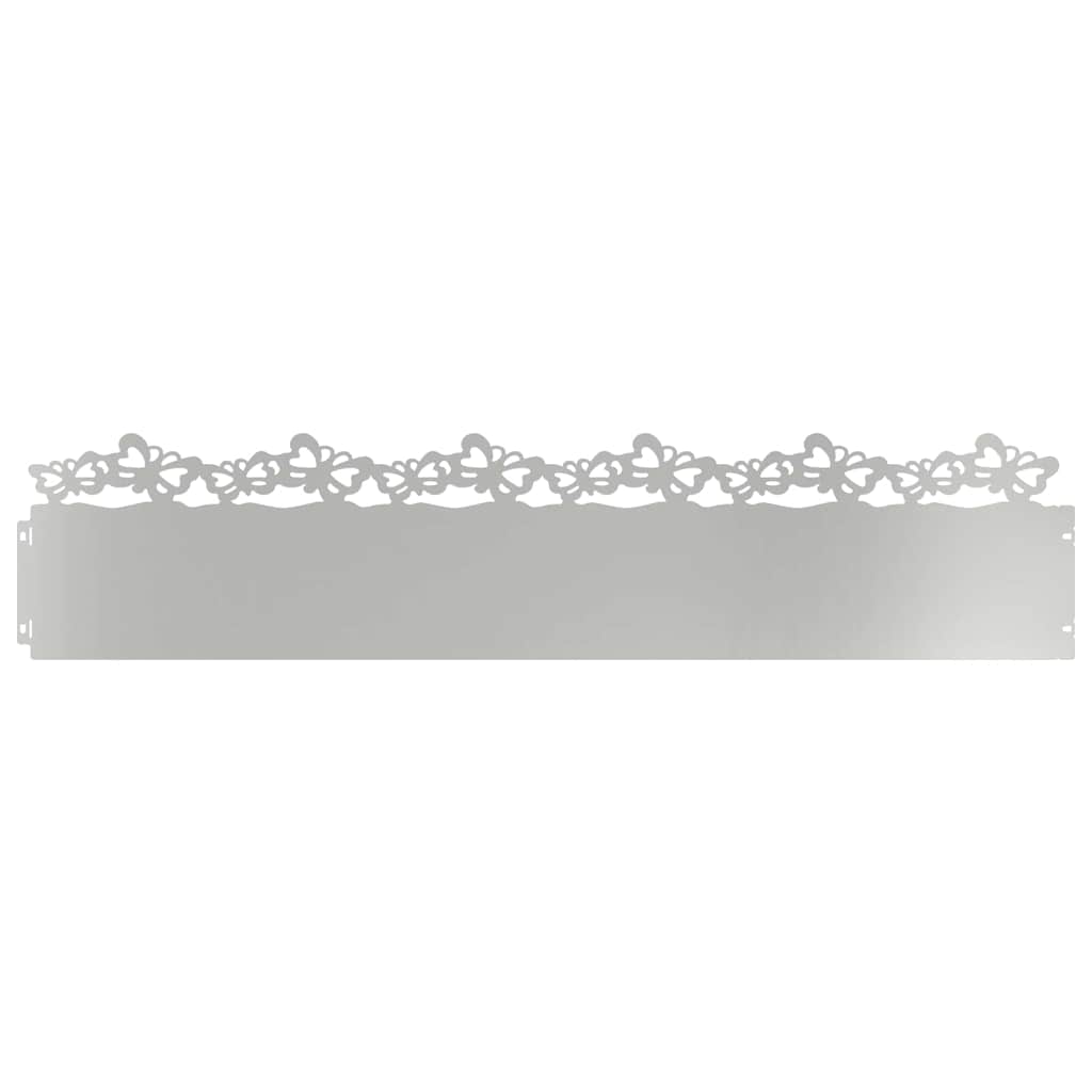 Rubnjaci za travnjak 30 pcs Srebrno 103 x 0,05 x 22 cm