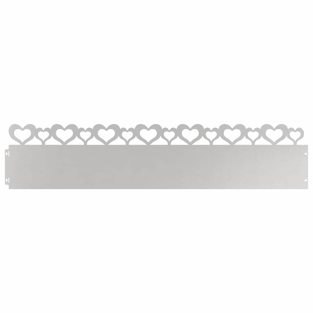 Rubnjaci za travnjak 20 pcs Srebrno 103 x 0,05 x 22 cm