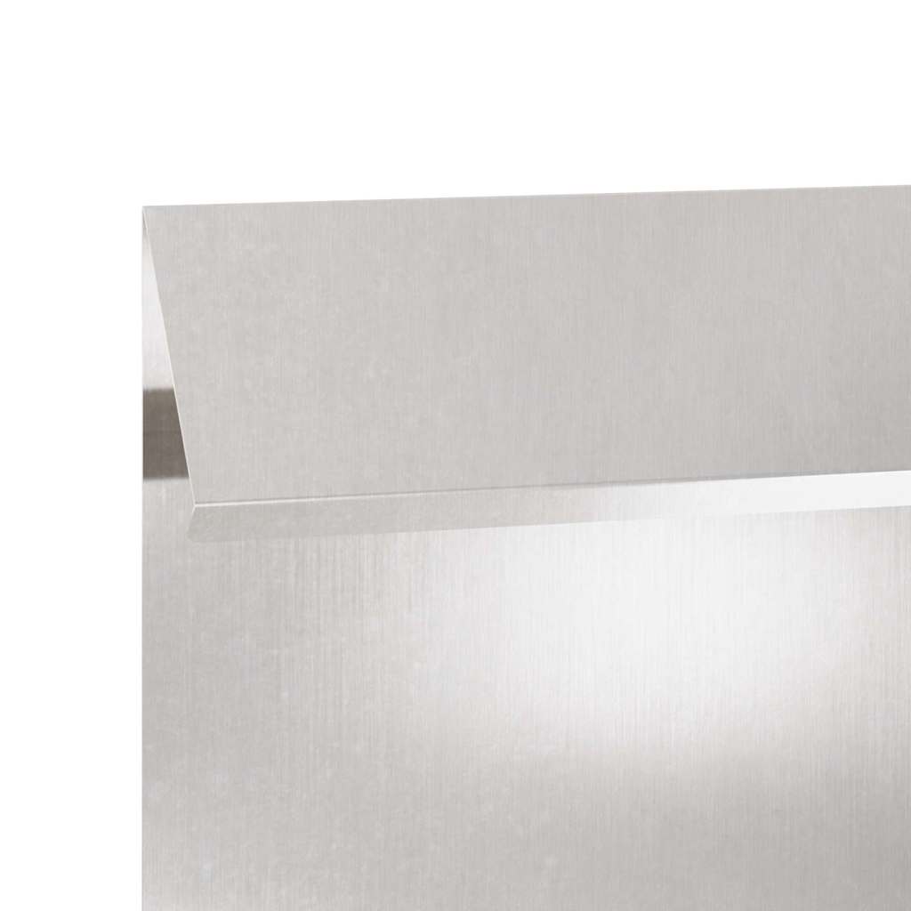 Ograda protiv puževa 4 pcs Srebrno 50 x 3,5 x 25 cm