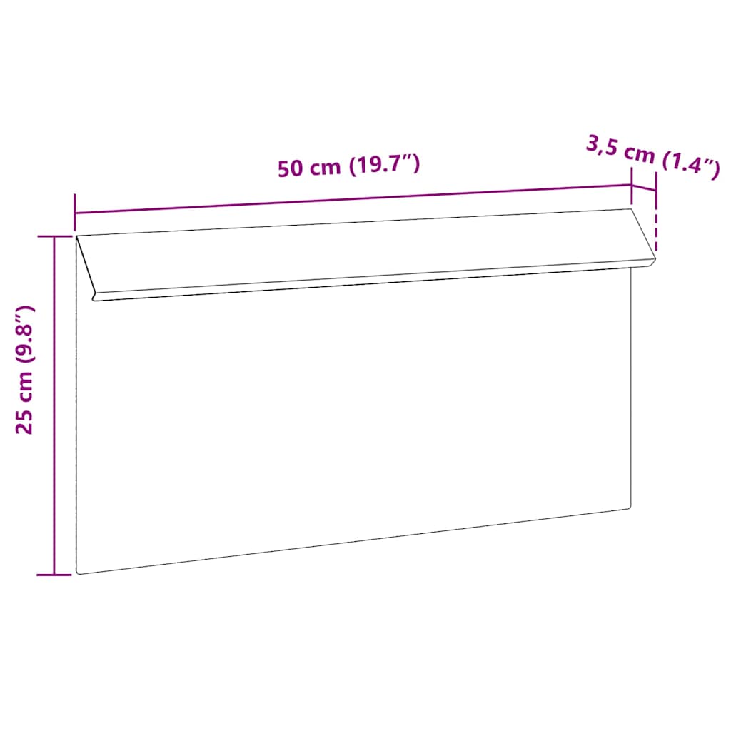 Ograda protiv puževa 16 pcs Srebrno 50 x 3,5 x 25 cm