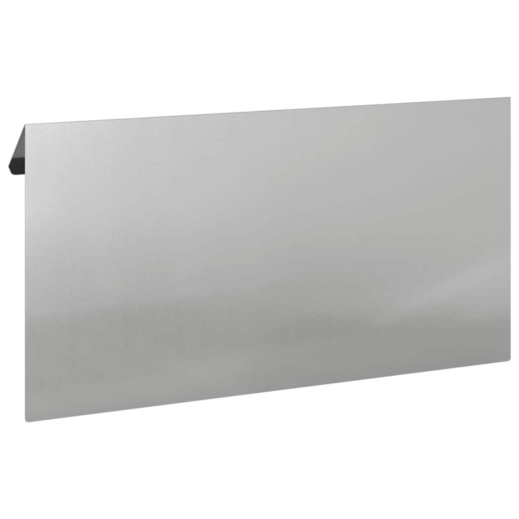 Ograda protiv puževa 4 pcs Srebrno 50 x 3,5 x 25 cm