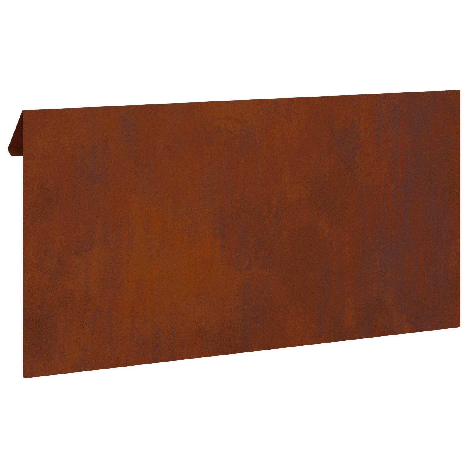 Ograda protiv puževa 4 pcs Rđa 50 x 3,5 x 25 cm