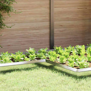 Ograda protiv puževa 4 pcs 10 x 10 x 25 cm Nehrđajući čelik
