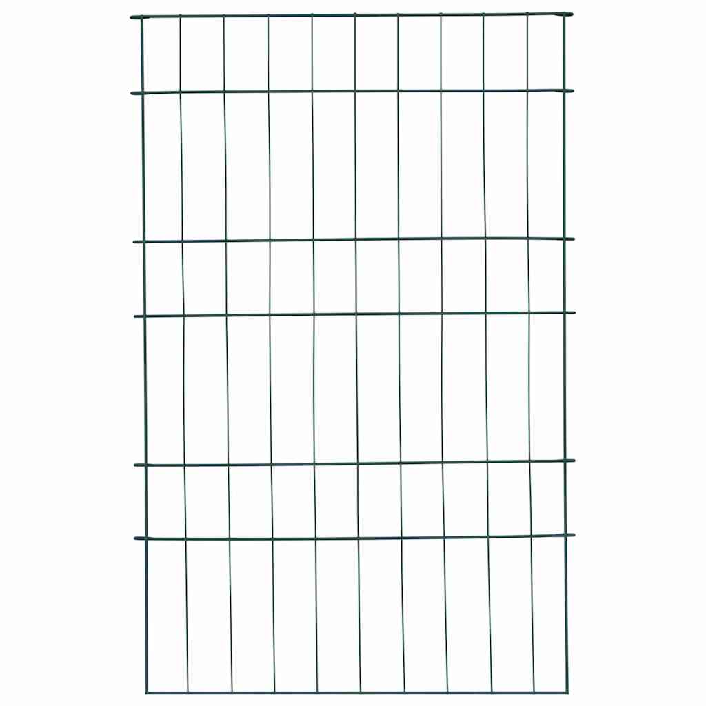 Set ograde za ribnjak 8 kom. 50 x 80 cm Čelik Zelena