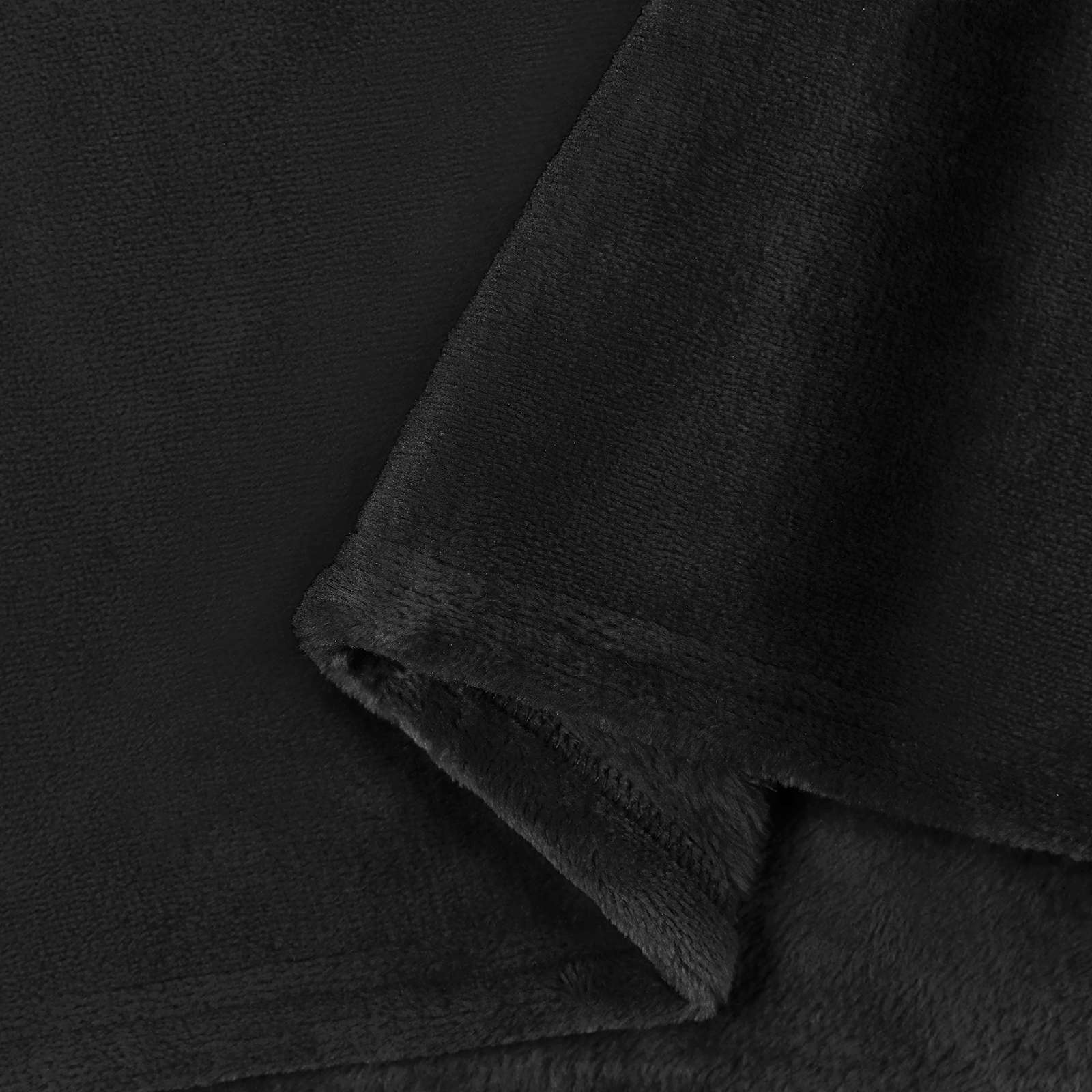 Pokrivač Crna 240 x 270 cm Runo