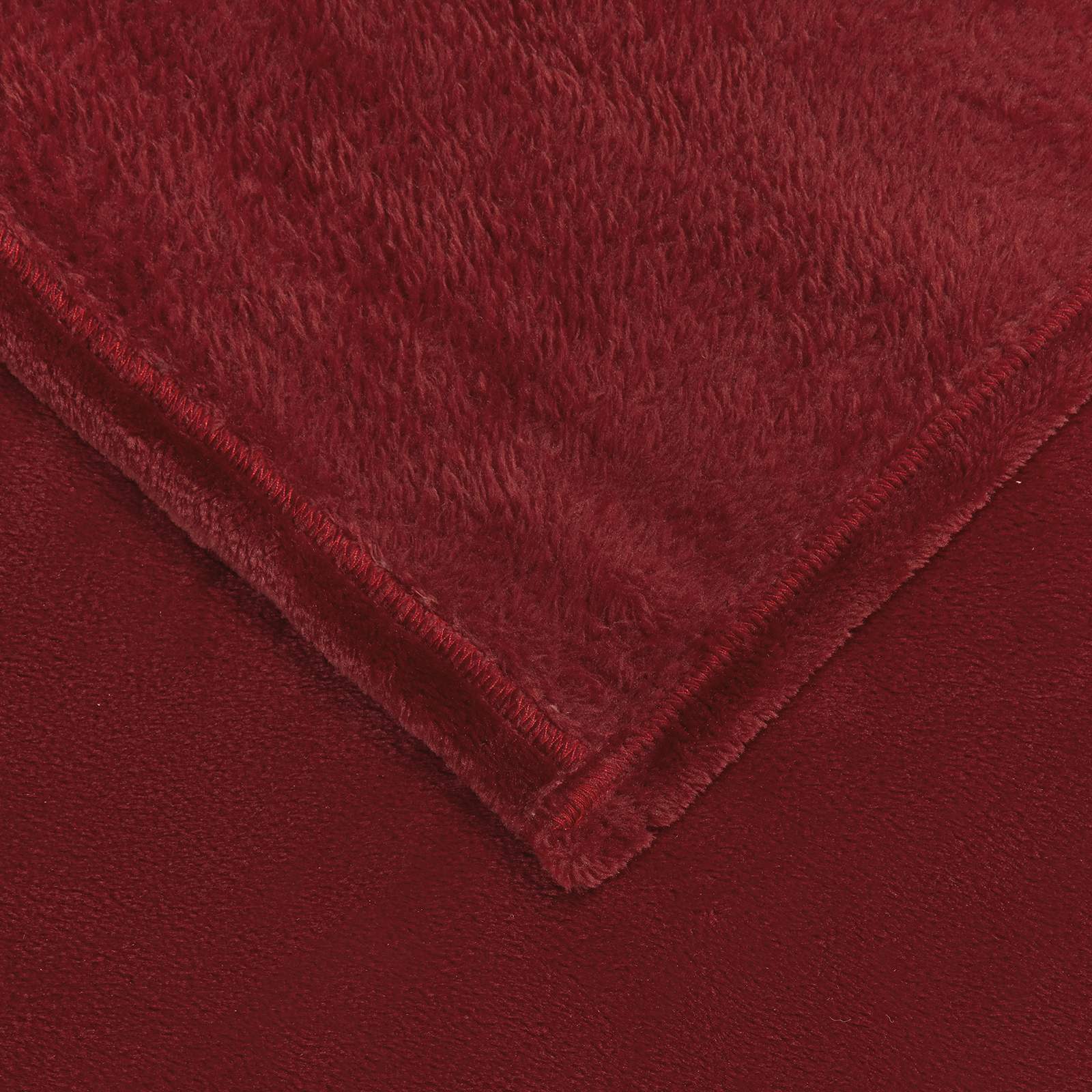 Pokrivač Bordeaux Crvena 130 x 150 cm Runo