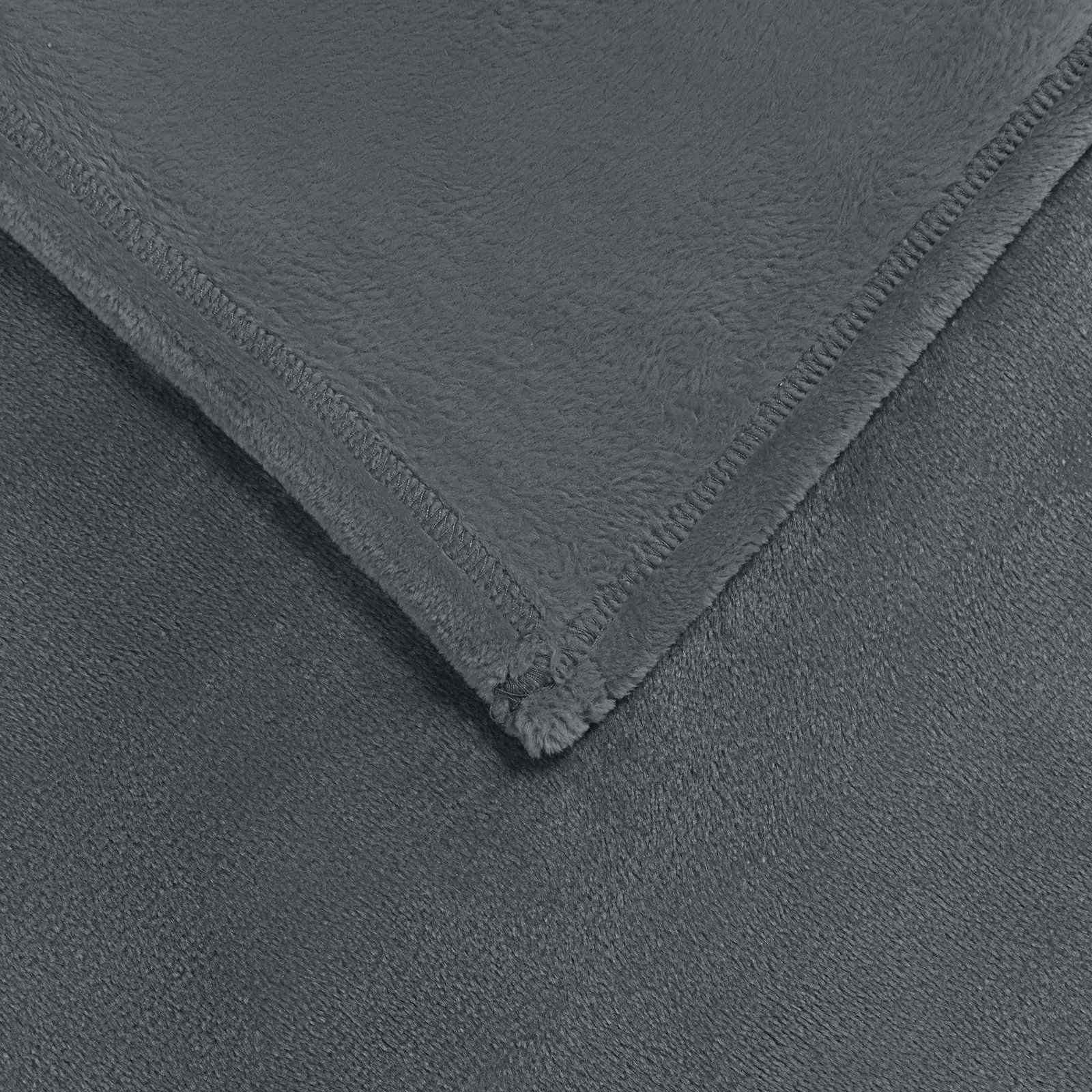 Pokrivači za bacanje 6 pcs Tamno siva 130 x 150 cm Runo