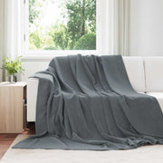 Pokrivači za bacanje 6 pcs Tamno siva 220 x 240 cm Runo