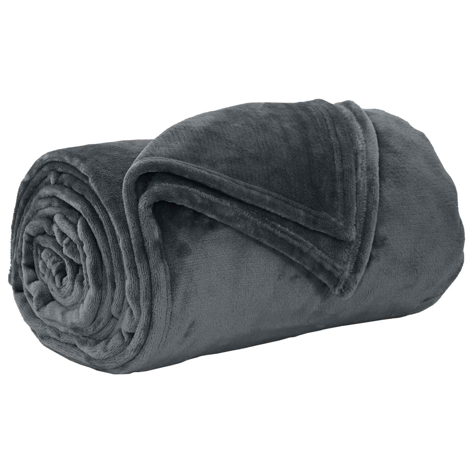 Pokrivači za bacanje 6 pcs Tamno siva 240 x 270 cm Runo