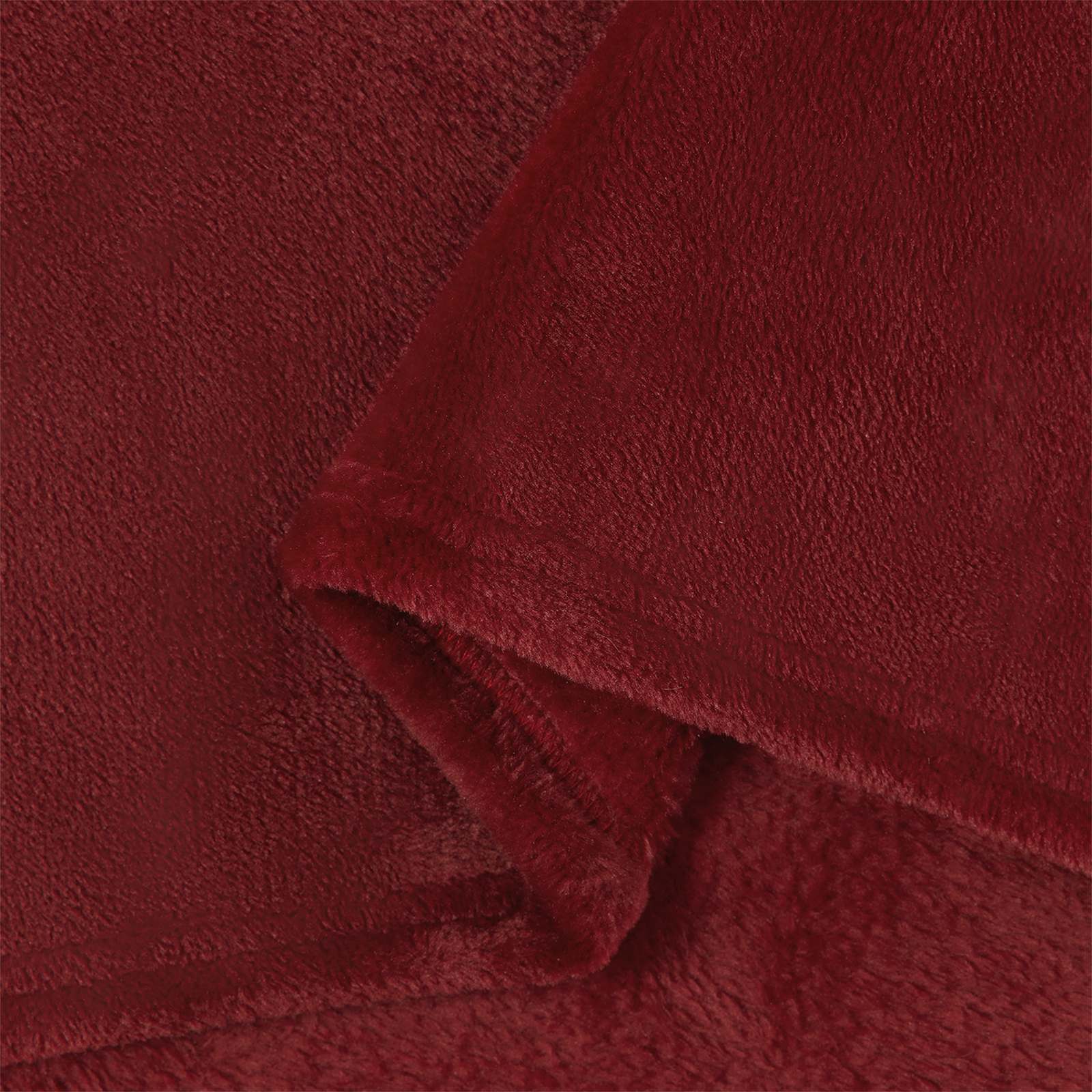 Pokrivači za bacanje 6 pcs Bordeaux Crvena 130 x 150 cm Runo