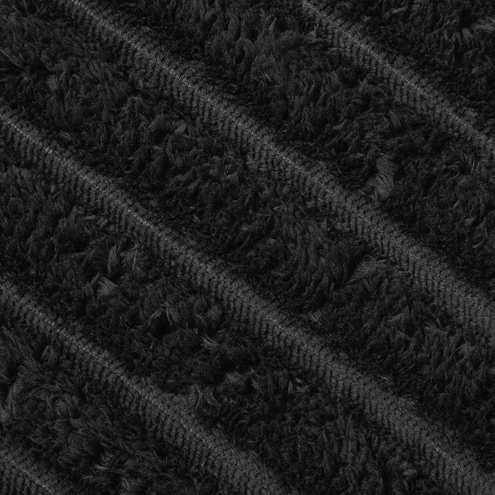 Pokrivač Crna 240 x 220 cm Runo