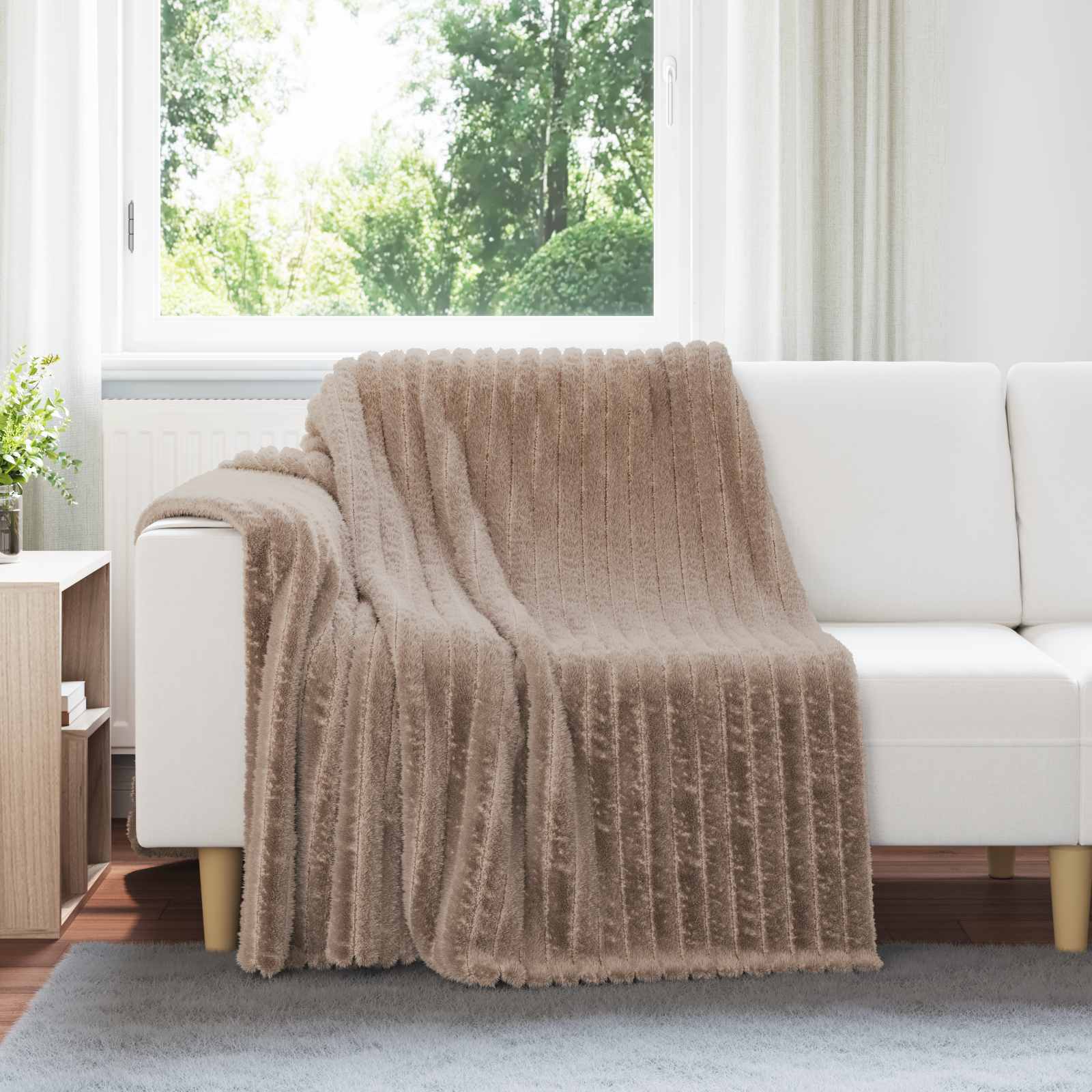 Pokrivači za bacanje 6 pcs Kamel 200 x 150 cm Runo