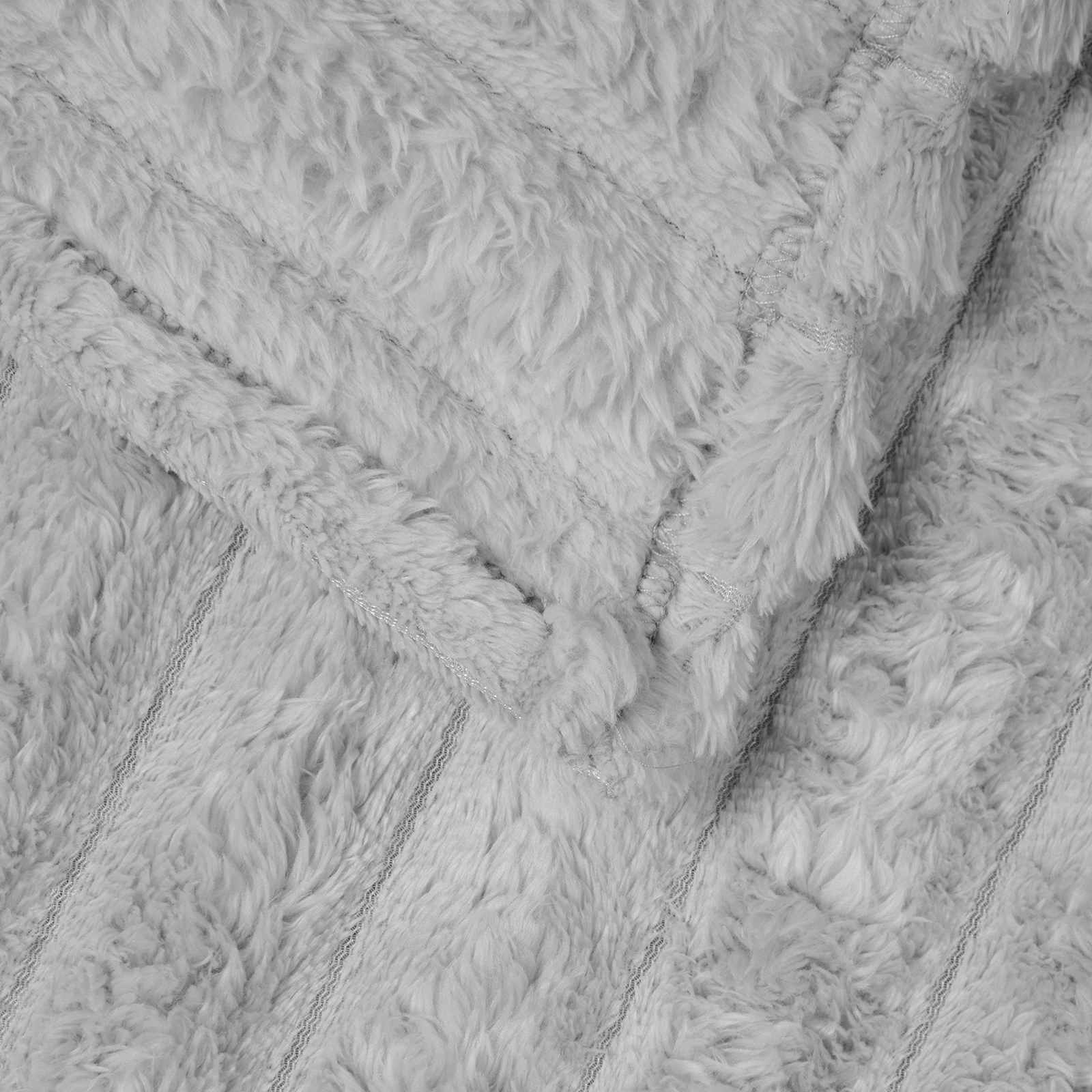 Pokrivači za bacanje 6 pcs Siva 150 x 130 cm Runo