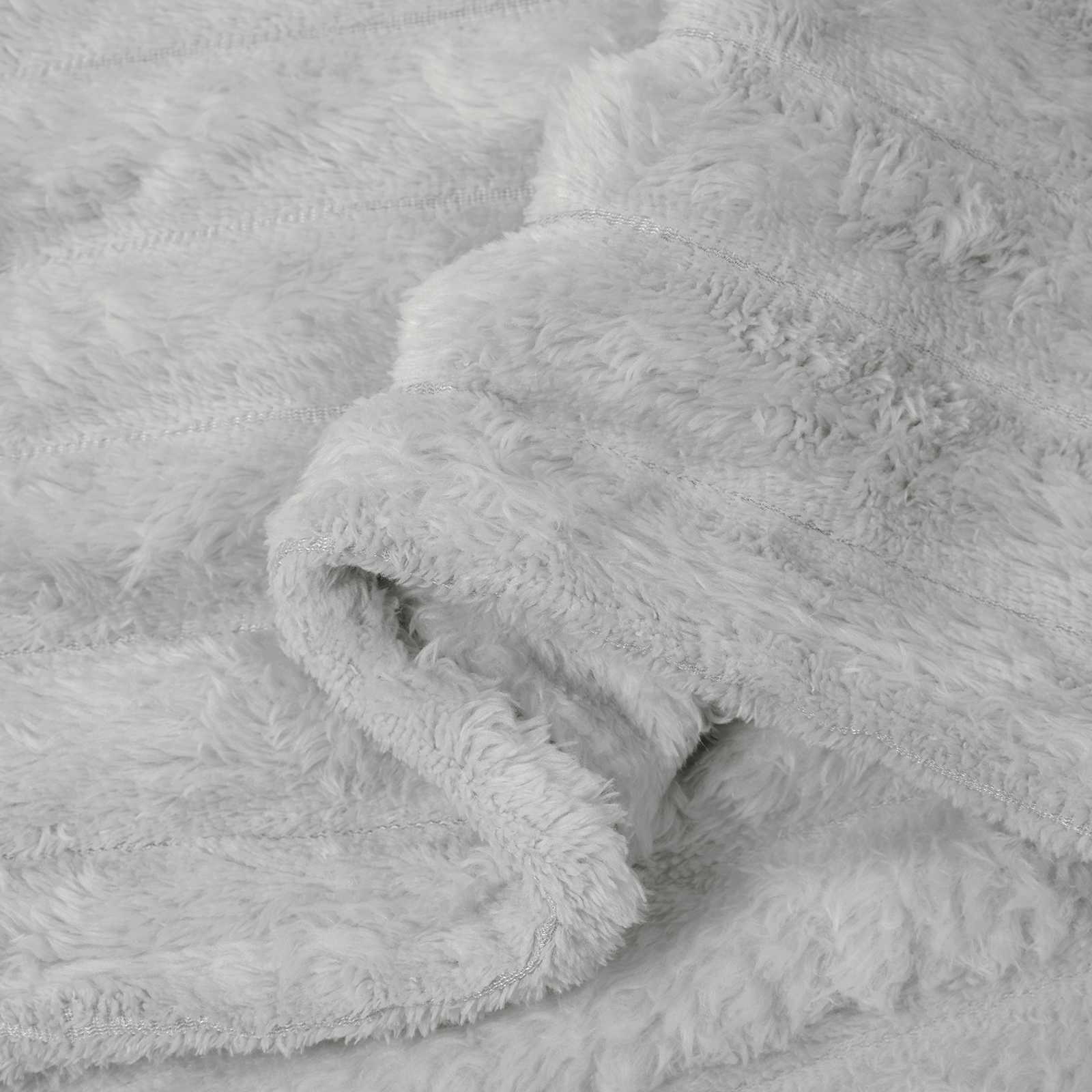 Pokrivači za bacanje 6 pcs Siva 200 x 150 cm Runo