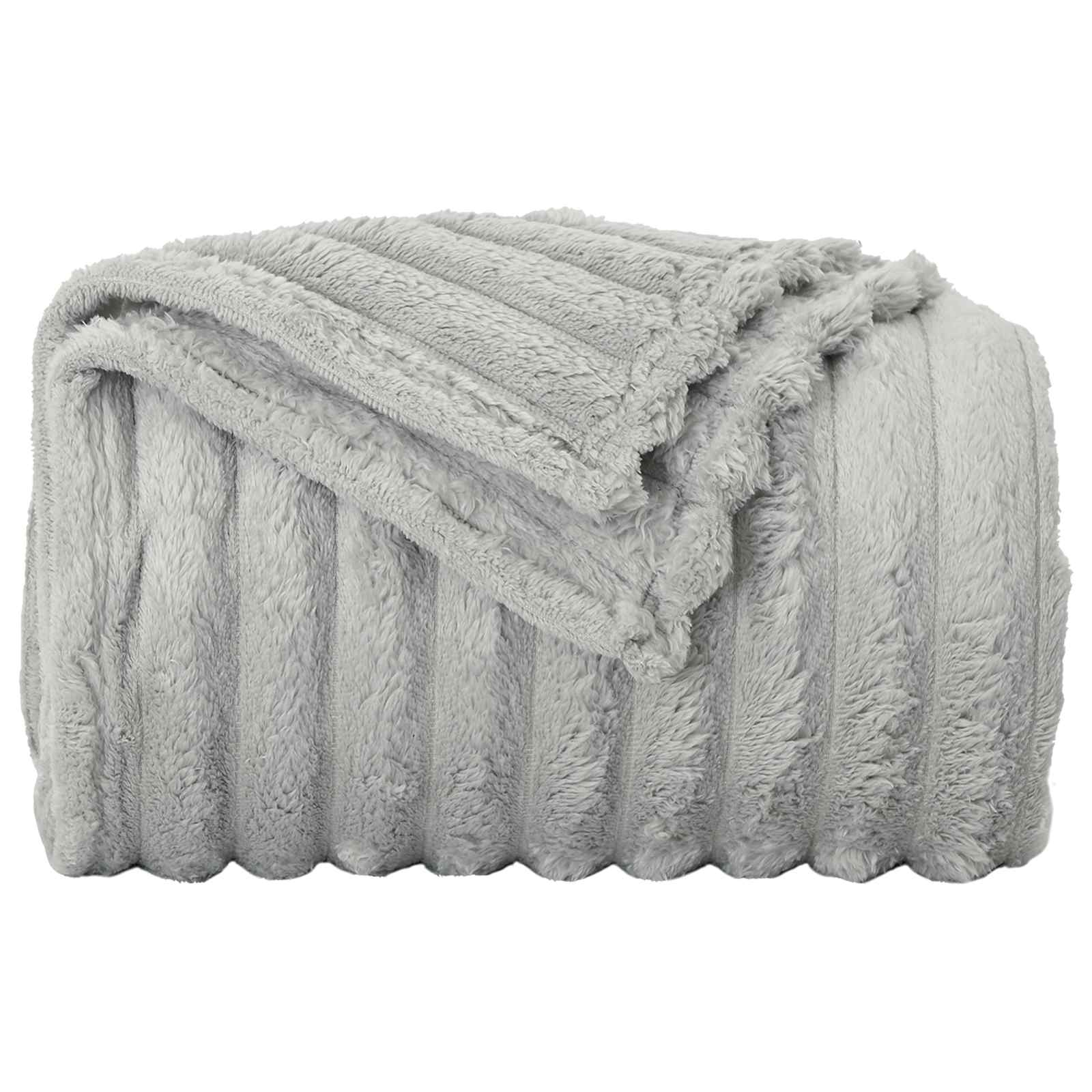 Pokrivači za bacanje 6 pcs Siva 240 x 220 cm Runo