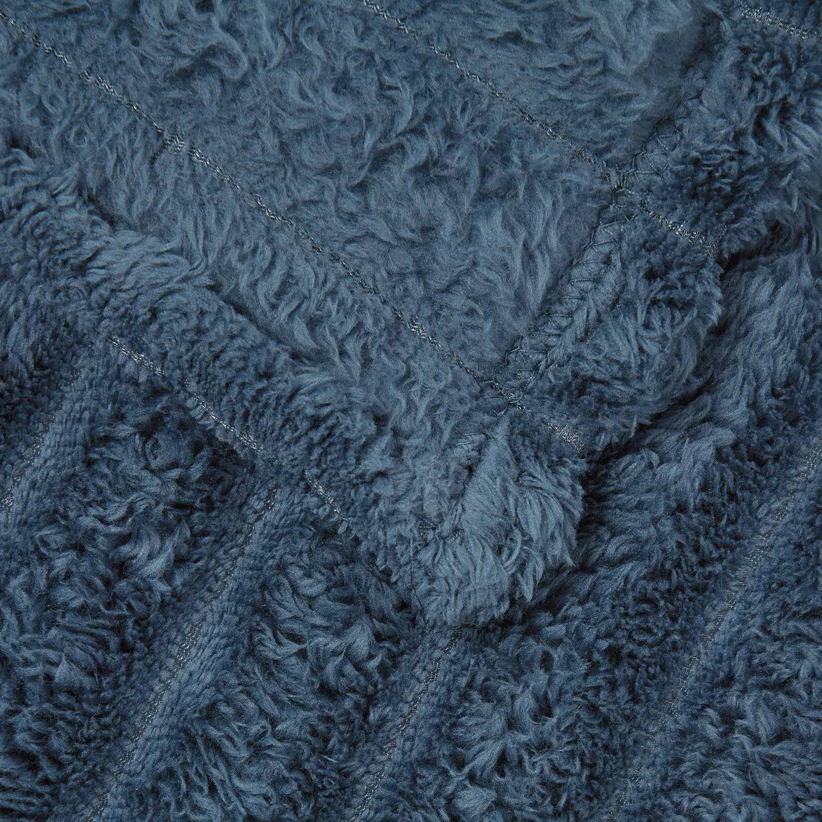 Pokrivači za bacanje 6 pcs Mornarsko plava 200 x 150 cm Runo