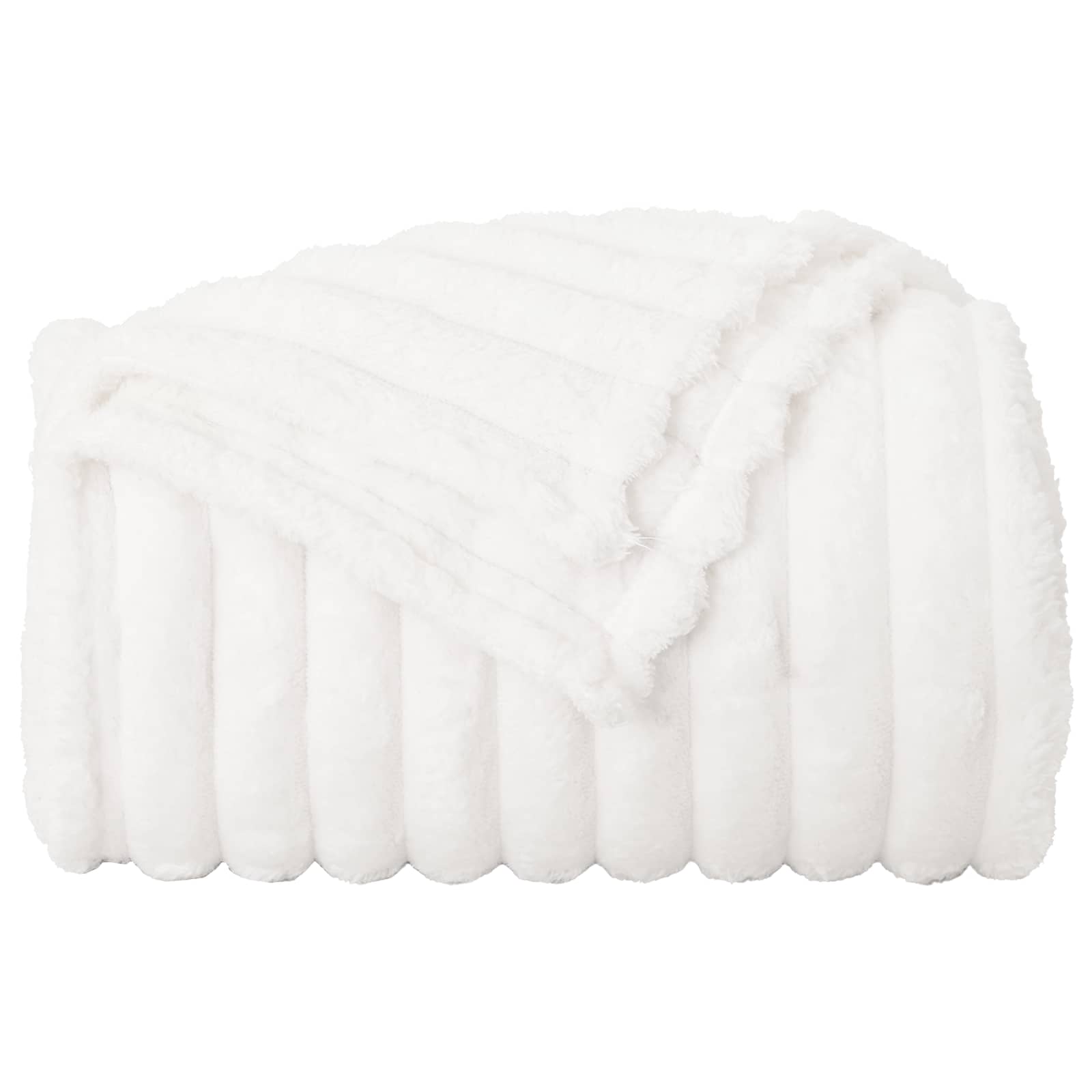 Pokrivači za bacanje 6 pcs Bijelo 270 x 240 cm Runo
