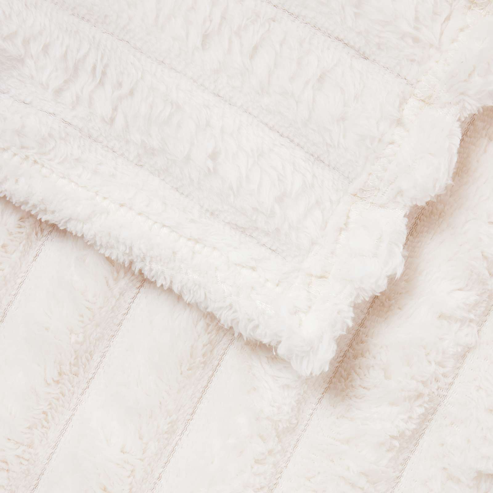 Pokrivači za bacanje 6 pcs Krema 150 x 130 cm Runo