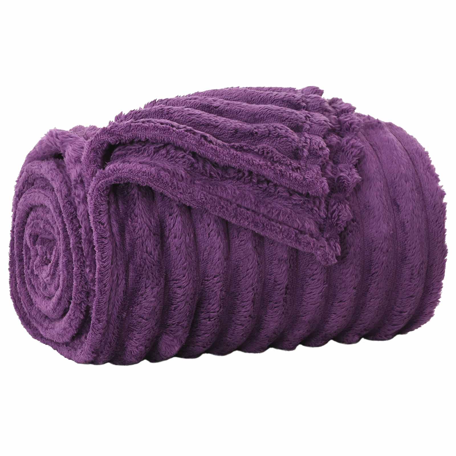Pokrivači za bacanje 6 pcs Ljubičasta 200 x 150 cm Runo