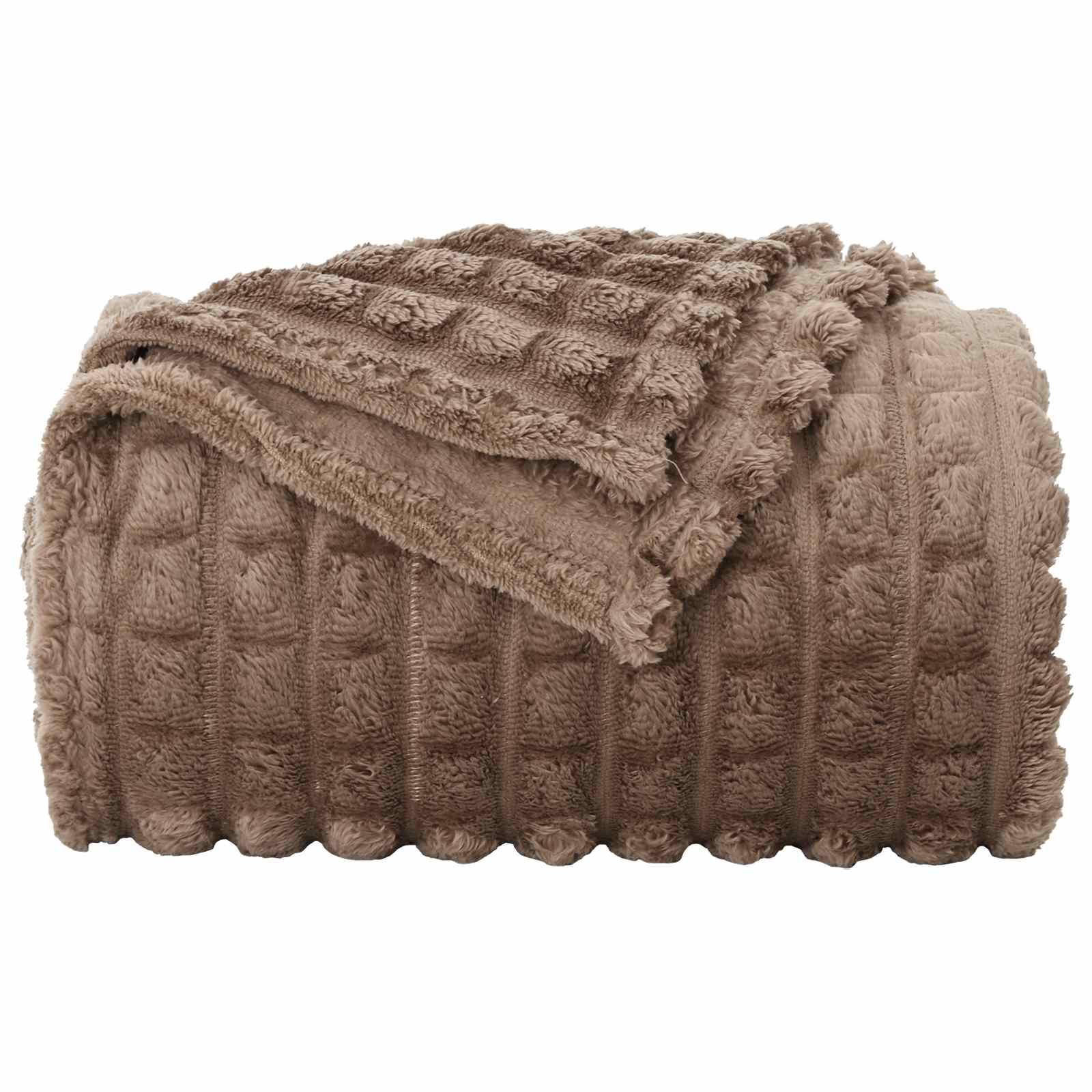 Pokrivači za bacanje 6 pcs Kamel 200 x 150 cm Runo