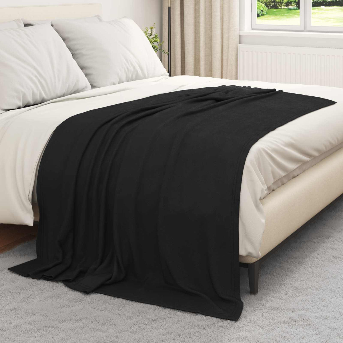 Dekica Crna 200 x 150 cm 0.42 kg Runo