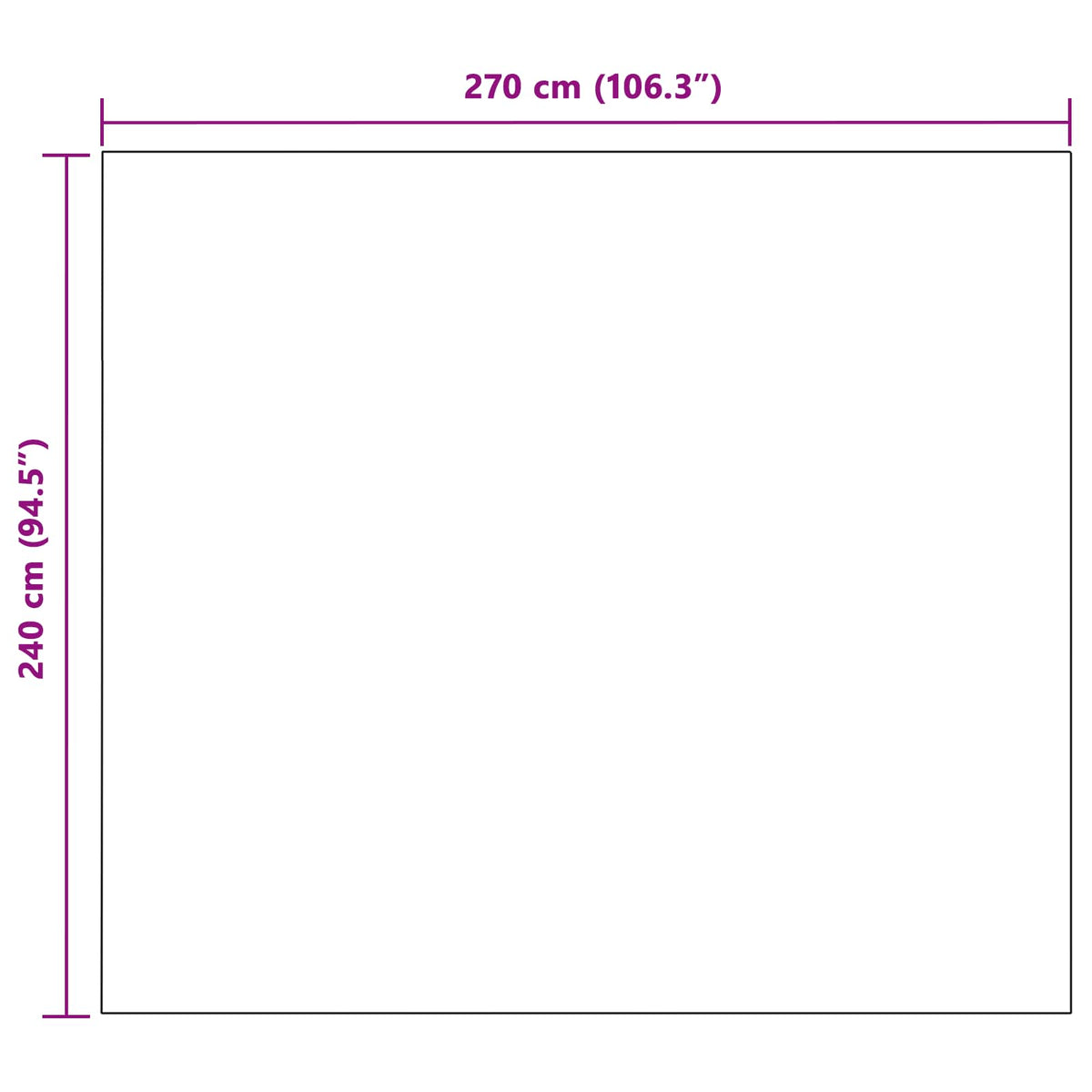 Pokrivači za bacanje 6 pcs Bež 270 x 240 cm Runo