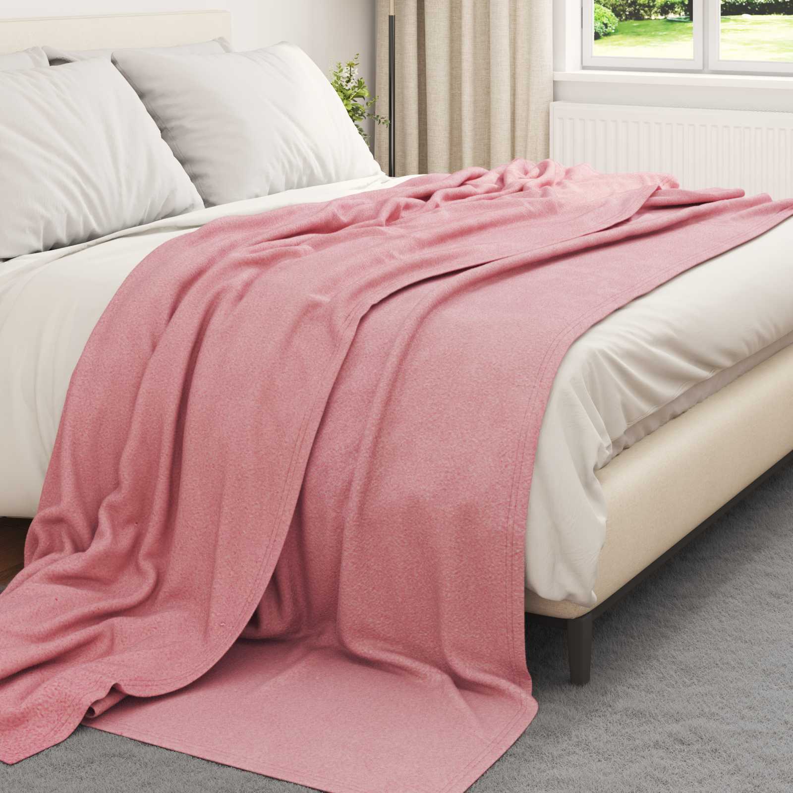 Pokrivači za bacanje 6 pcs Ružičasta 270 x 240 cm Runo
