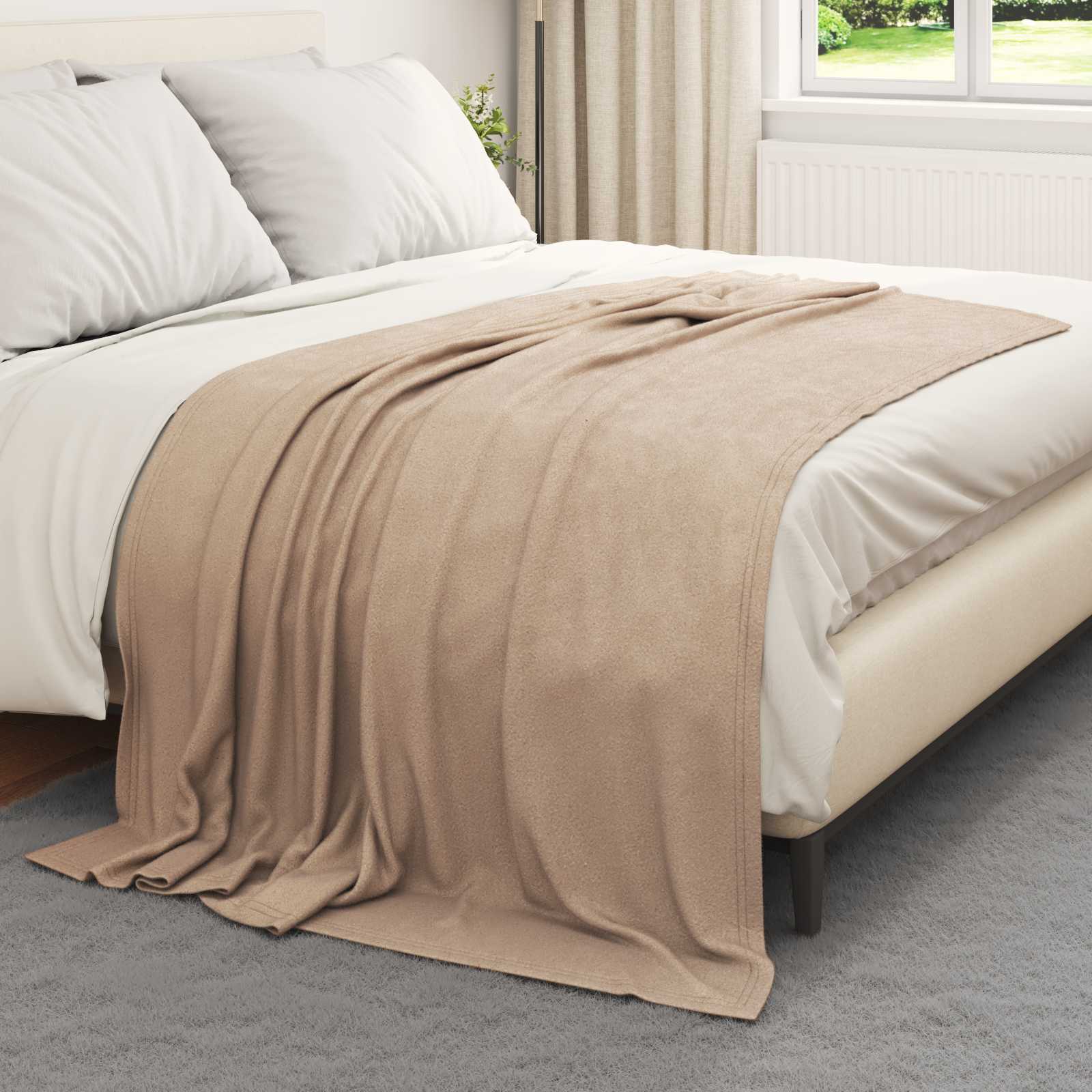Pokrivači za bacanje 24 pcs Kamel 200 x 150 cm Runo