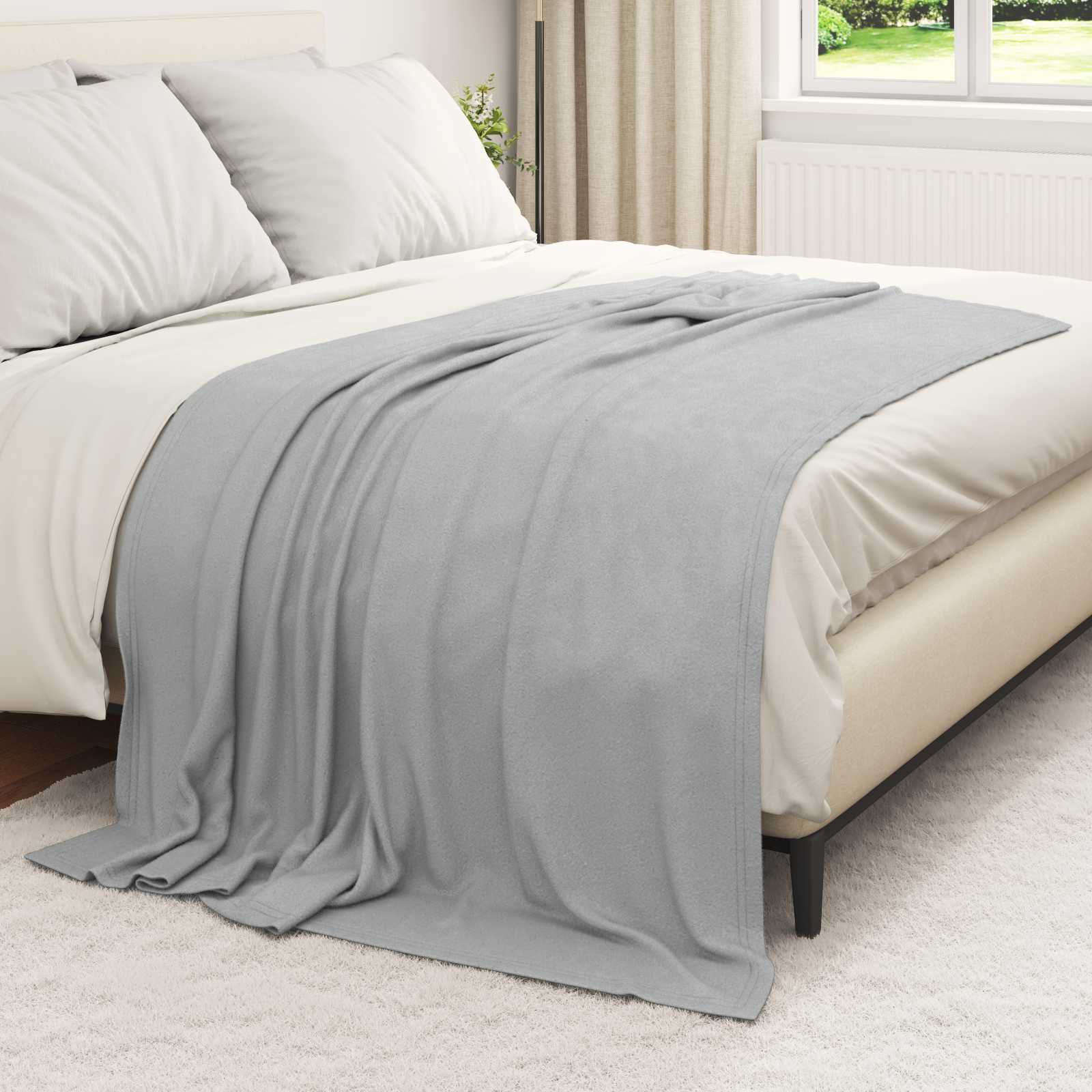 Pokrivači za bacanje 24 pcs Siva 200 x 150 cm Runo