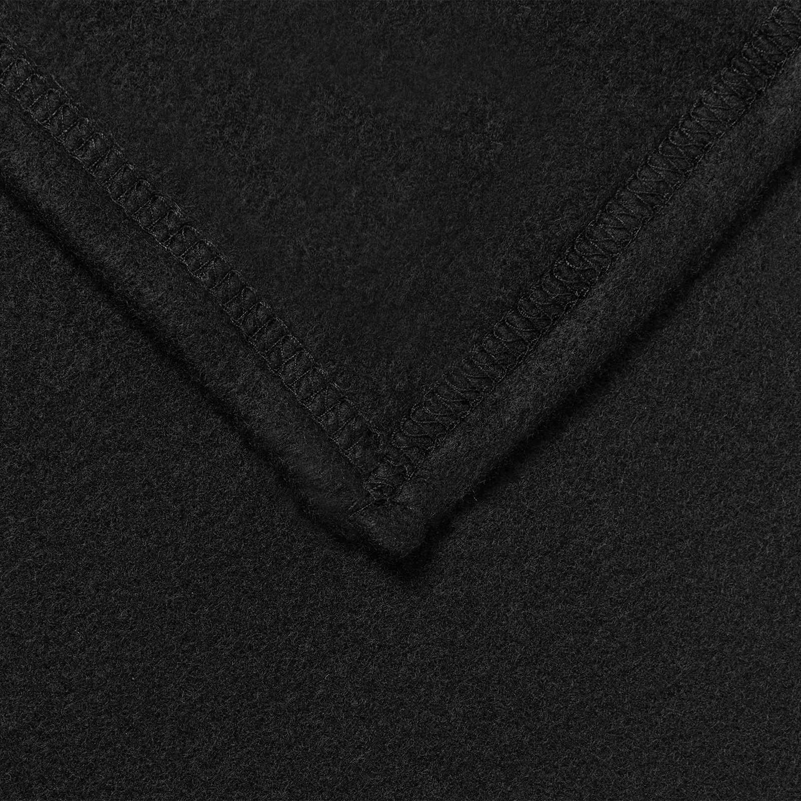 Pokrivači za bacanje 24 pcs Crna 200 x 150 cm Runo