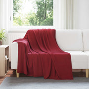 Pokrivači za bacanje 24 pcs Bordeaux Crvena 200 x 150 cm Runo