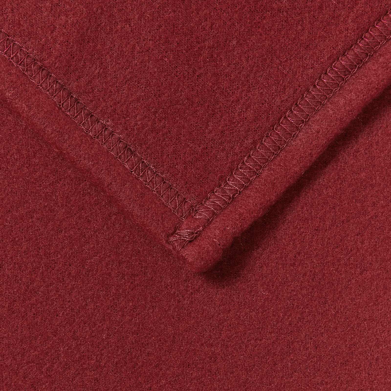 Pokrivači za bacanje 24 pcs Bordeaux Crvena 270 x 240 cm Runo