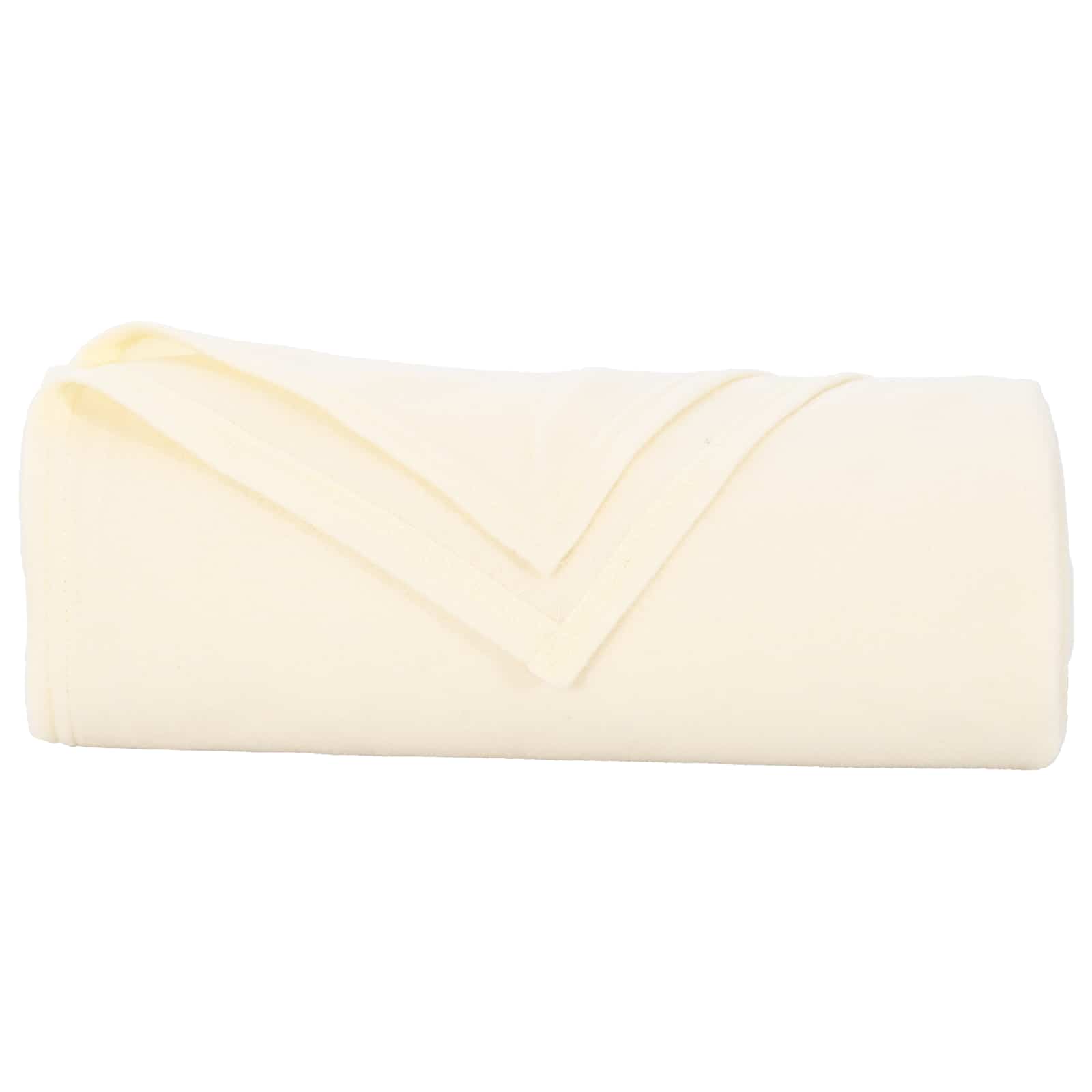 Pokrivači za bacanje 24 pcs Krema 170 x 130 cm Runo