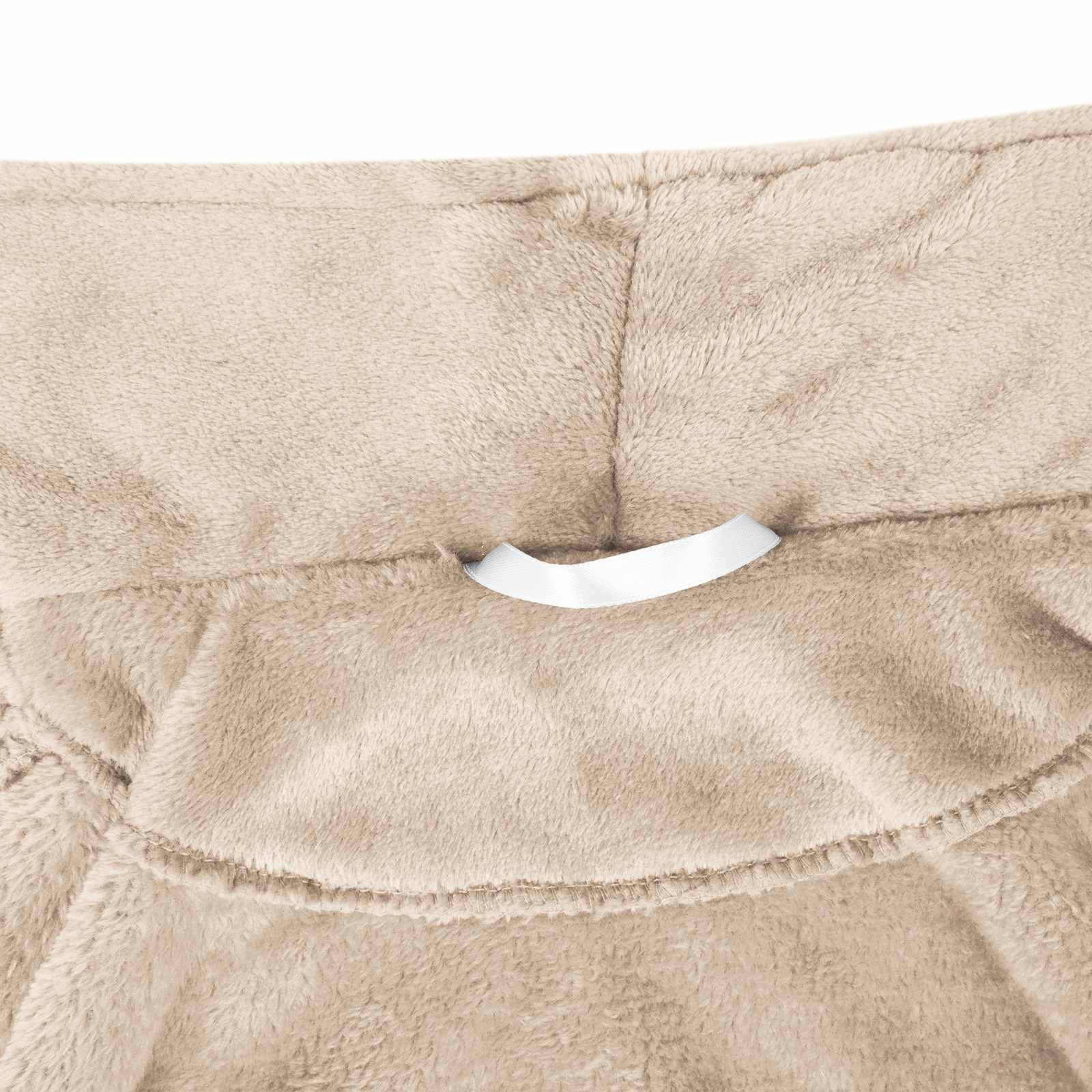 Bade mantil bez kapuljače Bež xxl Flanel