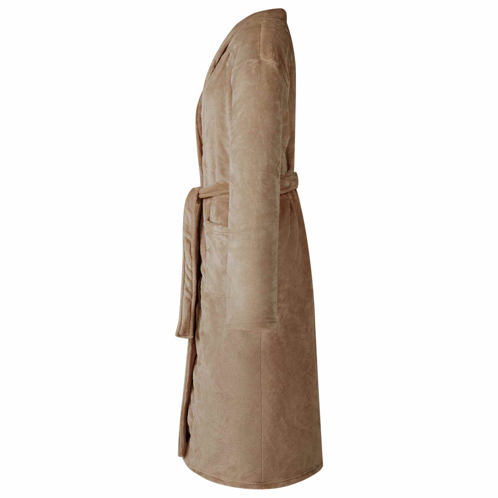 Bade mantil bez kapuljače Kamel xxxl Flanel