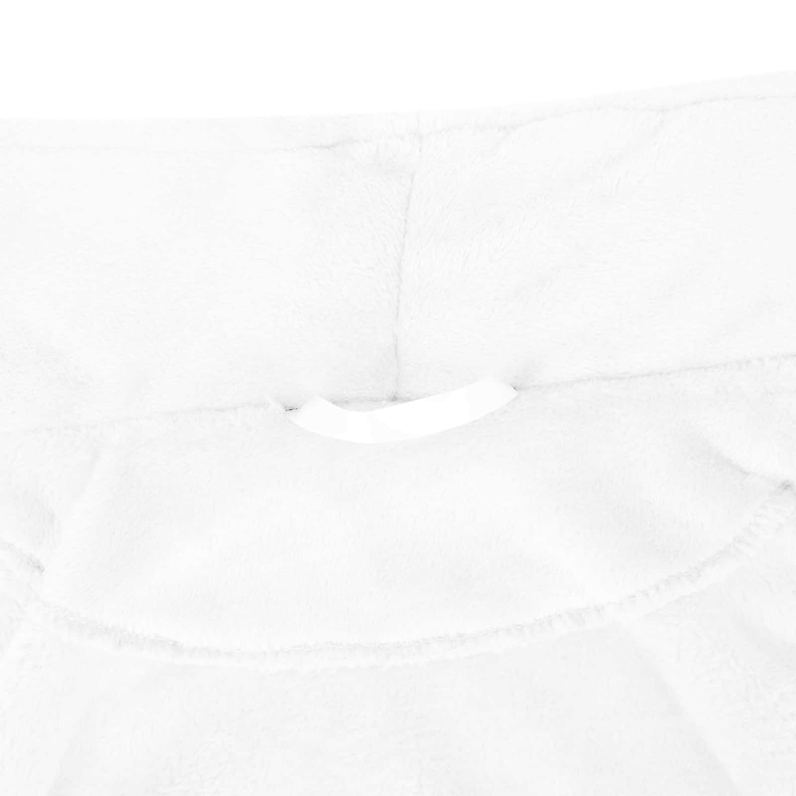 Bade mantil bez kapuljače Bijelo xxxl Flanel