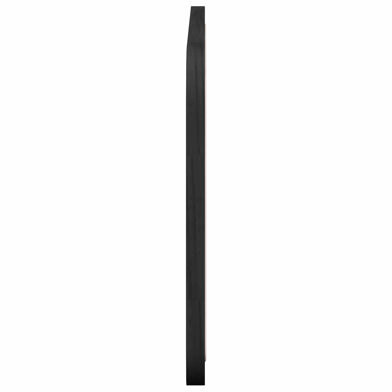Uzglavlje s uzglavljem Crna 100 x 55 x 3 cm Ratan