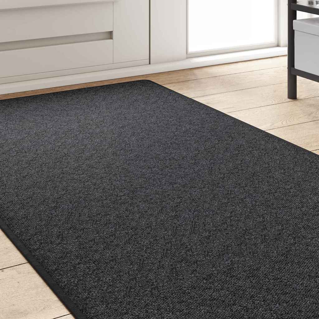 Tepih trkač Tamno siva 80 x 500 cm 100% Polipropilen